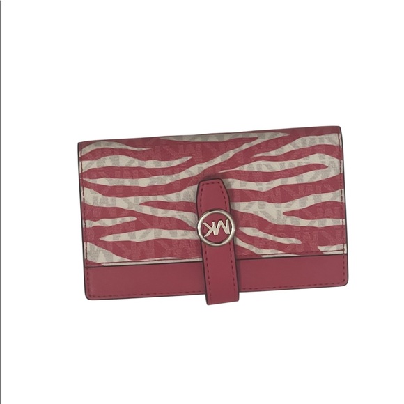 Michael Kors Pink and White Zebra Wallet - Picture 9 of 14
